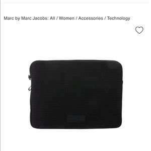 Marc Jacobs neoprene laptop case